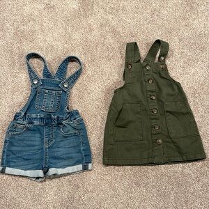 Overall shorts & jumper. Size 18 mths